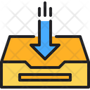 Inbox Storage Cabinet Icon