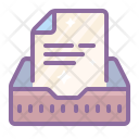 Inbox Box Paper Icon