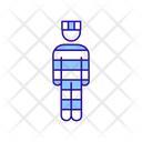 Incarcerated Person In Prison Uniform Icon
