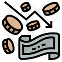 Income decrease Icon