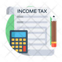 Income Tax Tax Calculation Payroll Tax Icon