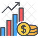 Accounting Arrow Growth Icon