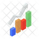 Data Growth Increase Chart Business Statistics Icon