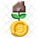 Increase Real Estate Price Icon