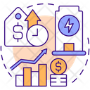 Increasing Costs Power Icon