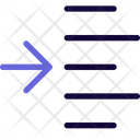 Indent Left Icon