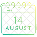 Independence Day Calendar Pakistan Icon