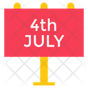 Independence Day Banner Icon
