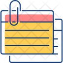 Index Card Note Icon