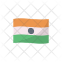 India Flag Sign Icon