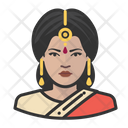 Indian Female  Icon