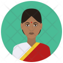 Indian lady Icon