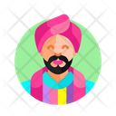 Indian Man  Icon