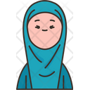 Indonesian Muslim Lady Icon