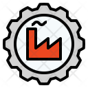 Industrial Factory Machine Icon