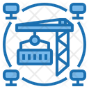 Industrial Big Data Blockchain Icon