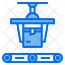 Conveyor Delivery Industrial Machine Icon