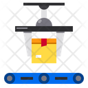 Conveyor Delivery Industrial Machine Icon