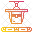Conveyor Delivery Industrial Machine Icon