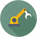 Industrial Robot Arm Icon