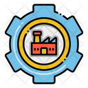 Industry Smart Factory Factory Icon