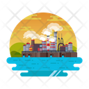 Factory Industry Manufacturing Plant Icon