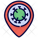 Infected Area Location Icon