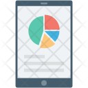 Infographic Mobile Graph Icon