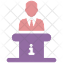Information Desk Reception Help Desk Icon