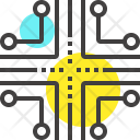 Infrastructure Communication Routing Icon
