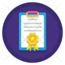 Initial Filing Award Certificate Icon