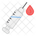 Hypodermic Injection Syringe Icon