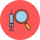 Injection With Hourglass Injection Magnifier Icon
