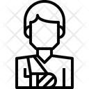 Injured Disabled Hurt Icon