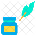 Ink Pot Feather Tool Icon