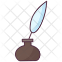 Ink And Quill Plumage Feather Pen Icon