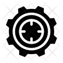 Target Goal Cog Wheel Icon