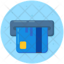 Atm Card Insert Card Atm Withdrawal Icon