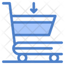 Insert Item Shopping Cart Shopping Trolley Icon