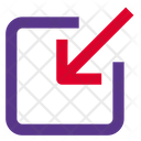 Inside Arrow Icon