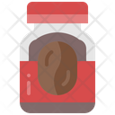 Instant Coffee Jar Container Icon