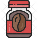 Instant Coffee Jar Container Icon