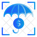 Umbrella Investment Money Icon