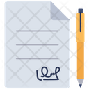 Insurance Paper Document Contract Icon