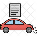 Insurance Paper Of Vehicle Automobile Breakdown Icon