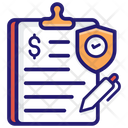 Insurance Policy Document Insurance Icon