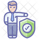 Insured Person Person Assurance Person Protection Icon