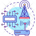 Integrated Communication Iot Icon