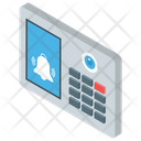 Customer Support Chat Calling Device Icon