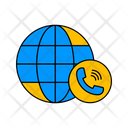 Call Center Customer Support International Call Icon